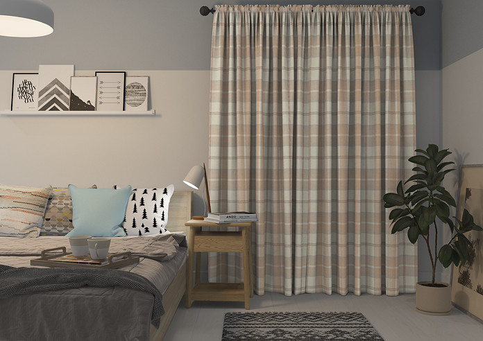 Highland, Natural - Made to Measure Curtains - Image 7